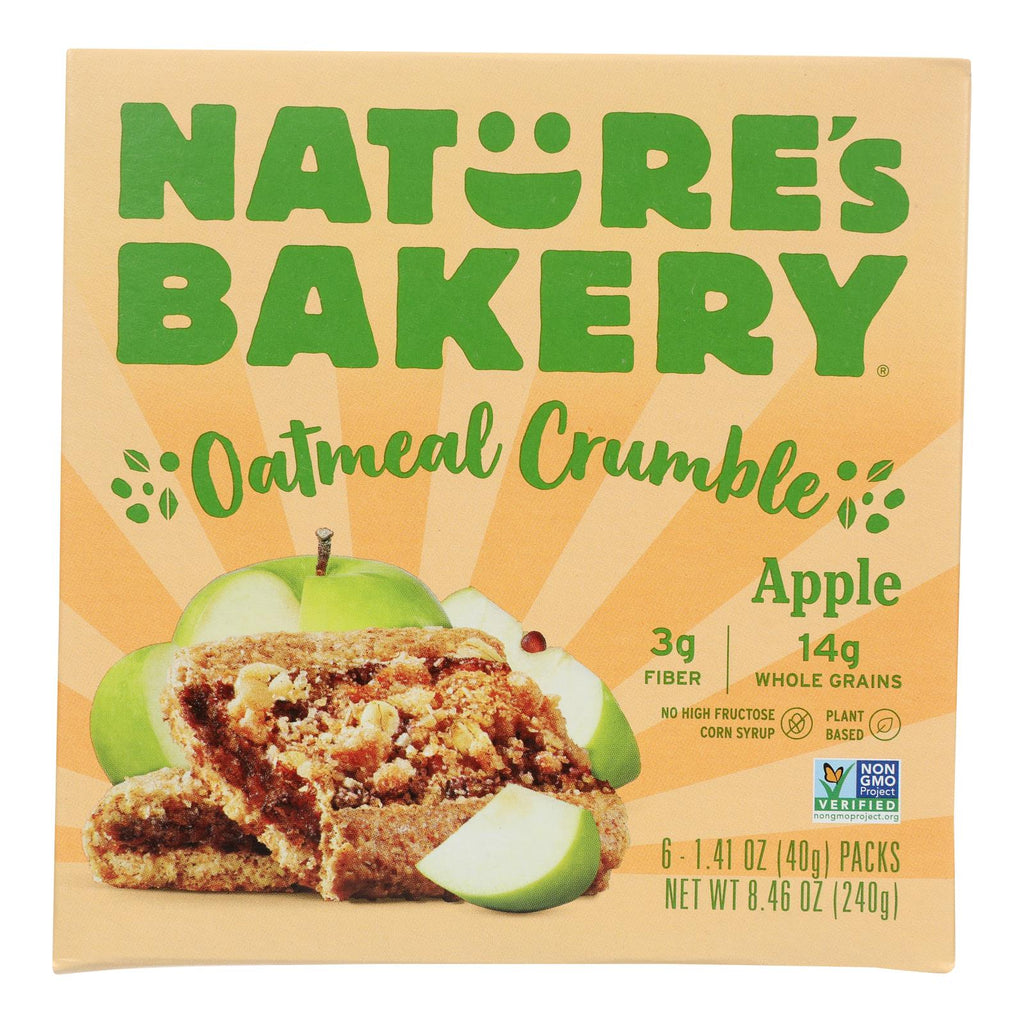 Nature's Bakery Oatmeal Crumble Apple (Pack of 6 - 8.46 Oz. Each) - Cozy Farm 