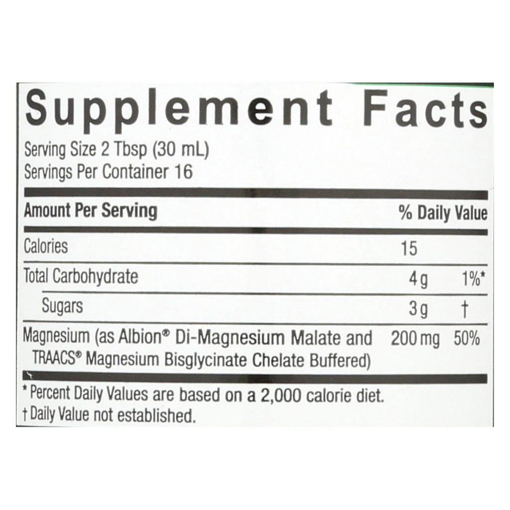 Nature's Answer Magnesium Malate and Glycinate Liquid (Pack of 16 Fl Oz) - Cozy Farm 