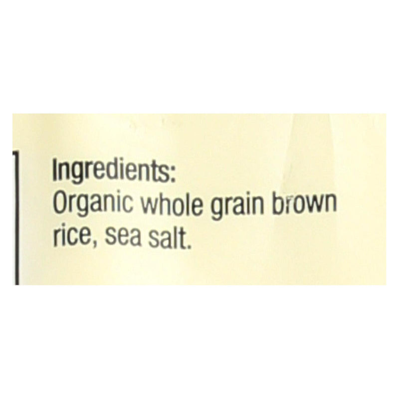 Lundberg Family Farms Brown Rice Cakes with Sea Salt (6 Pack, 8.5 Oz. Each) - Cozy Farm 