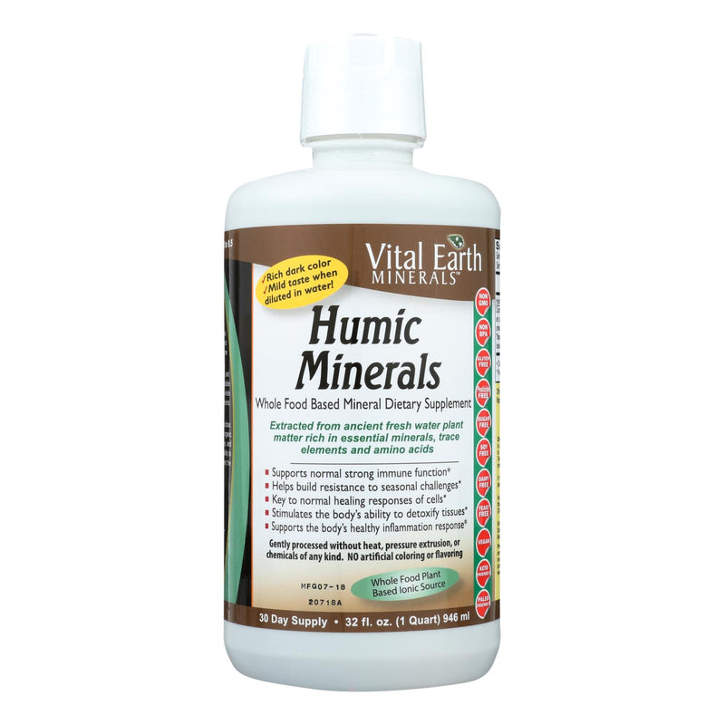 Vital Earth Humic Minerals Liquid Concentrate (32 Fl Oz.) - Cozy Farm 