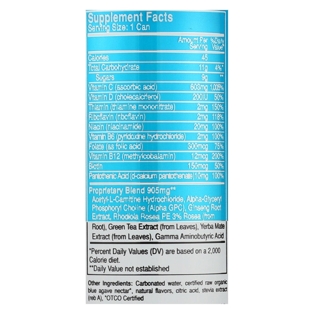 Lifeaid Focusaid Energy Drink (Pack of 12 - 12 fl oz) - Cozy Farm 