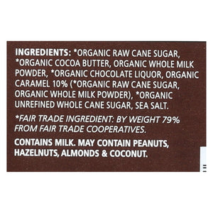 Equal Exchange Organic Dark Chocolate Caramel Crunch with Sea Salt (Pack of 12 - 2.8 Oz. Each) - Cozy Farm 
