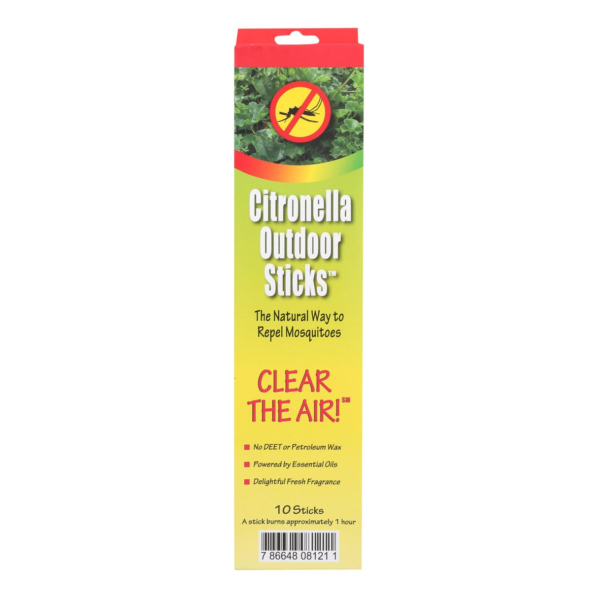 Neem Aura Naturals Outdoor Citronella Sticks, 10 Pack - Cozy Farm 