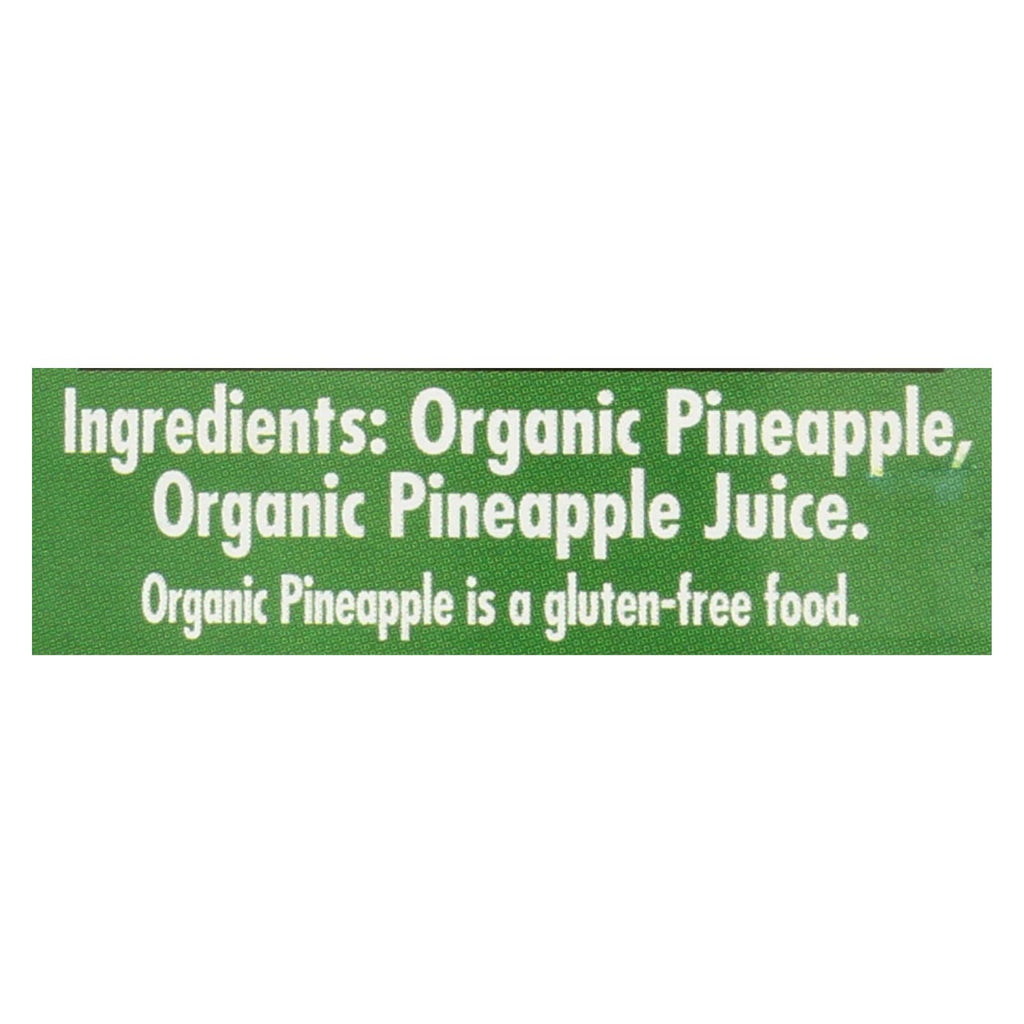 Native Forest Organic Pineapple Chunks, 14 Oz. (Pack of 6) - Cozy Farm 