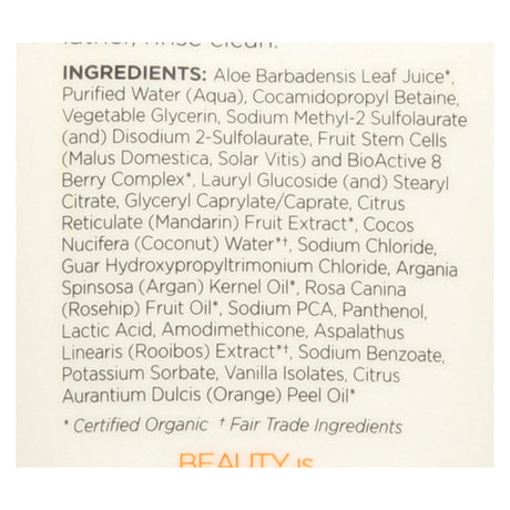 Andalou Naturals Revitalizing Mandarin Vanilla Shower Gel - 8.5 Fl Oz - Cozy Farm 