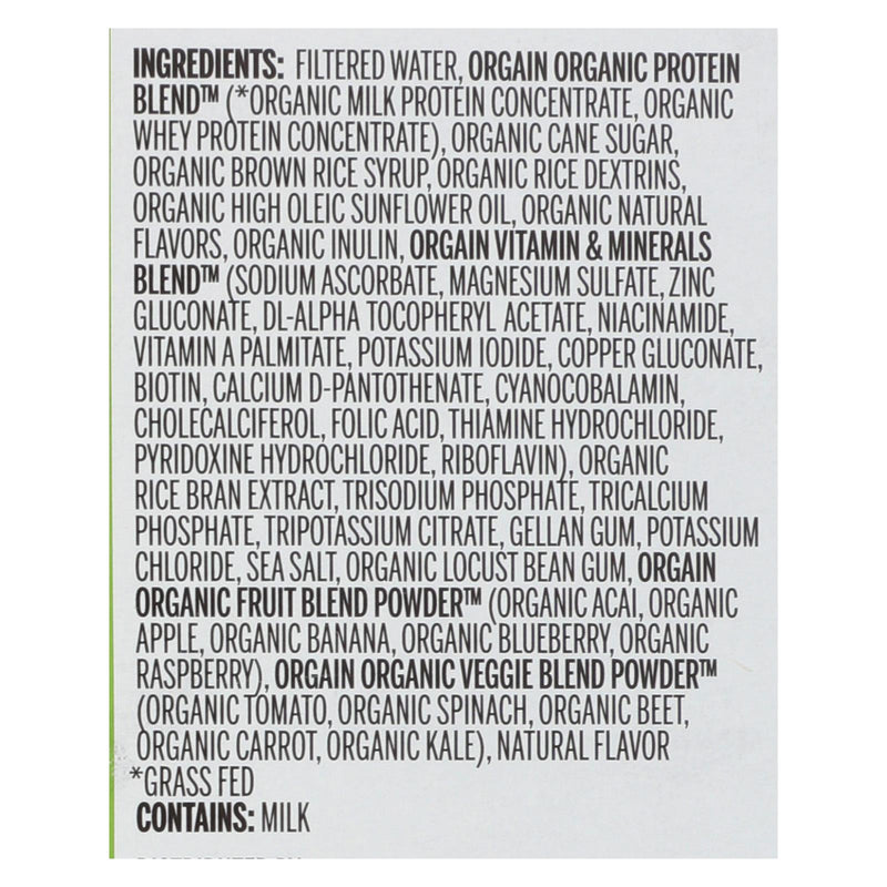 Orgain Nutritional Shake - Iced Cafe Mocha (Pack of 3) - 11 Fl Oz. - Cozy Farm 