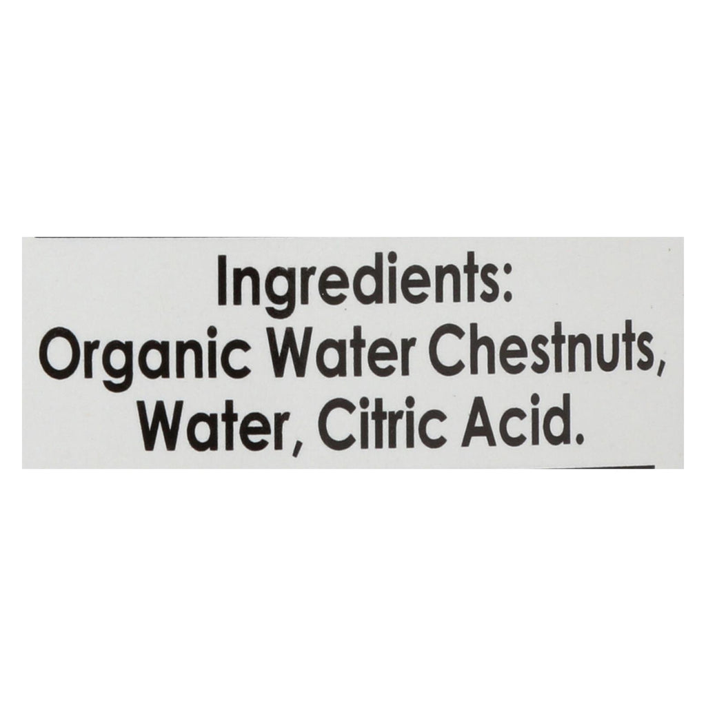 Native Forest Organic Sliced Water Chestnuts (Pack of 6) - 8 Oz - Cozy Farm 