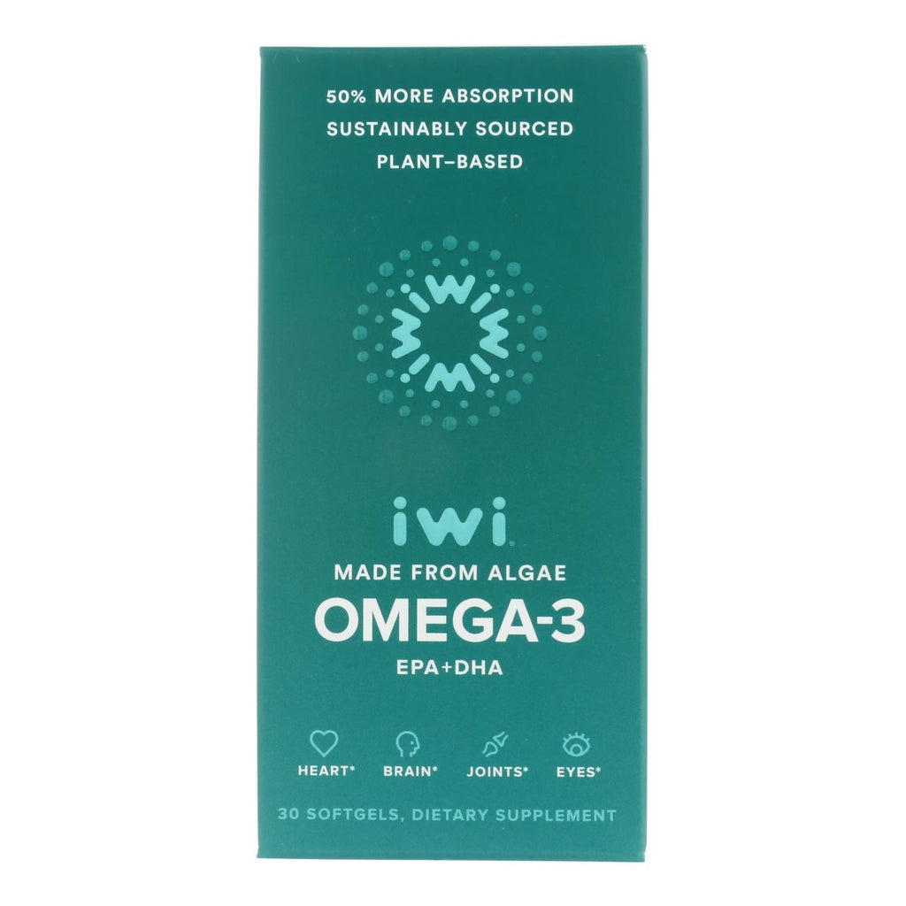 Iwi Supp Algae EPA/DHA Omega-3 (30 Softgels) - Cozy Farm 