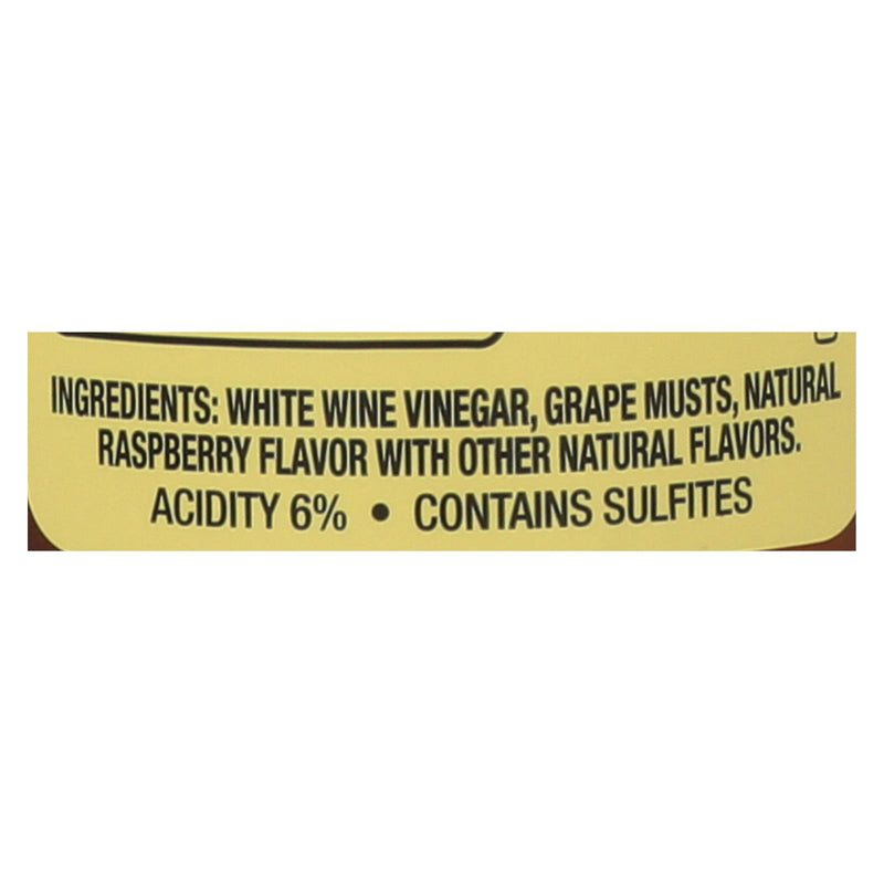 Alessi White Balsamic Raspberry Blush Vinegar (6-Pack, 8.5 Fl Oz. Each) - Cozy Farm 