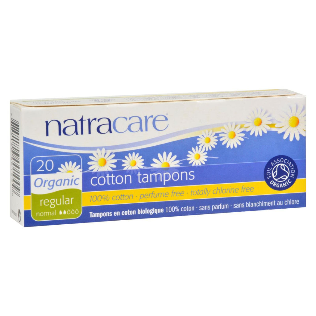 Natracare (Pack of 20) 100% Organic Cotton Tampons Regular - Cozy Farm 