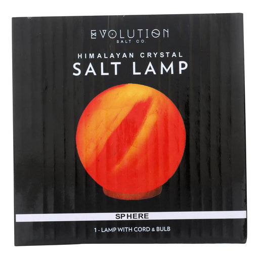 Evolution Salt Crystal Sphere Lamp - 6 Inch - Cozy Farm 