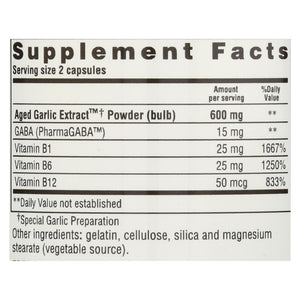 Kyolic Stress and Fatigue Relief Formula 101, 100 Capsules - Cozy Farm 