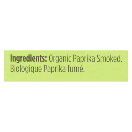 Spicely Organics Smoked Paprika, USDA Organic, Spice Seasoning Blend, Pack of 6 - 0.45 Oz. - Cozy Farm 