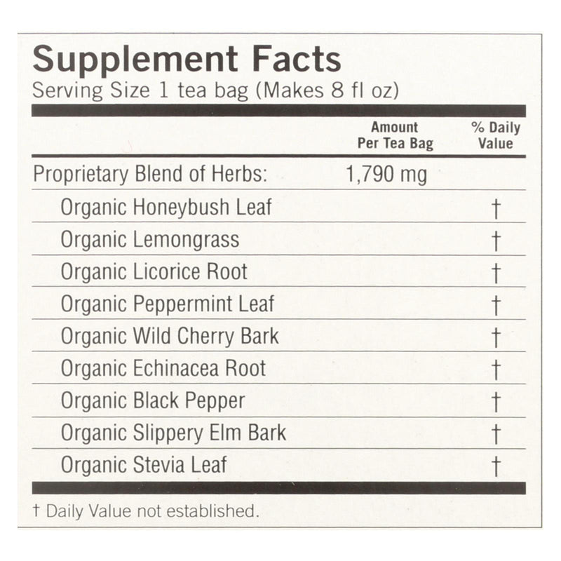 Yogi Throat Comfort Herbal Tea, Honey Lemon, Caffeine-Free - 16 Tea Bags (Pack of 6) - Cozy Farm 