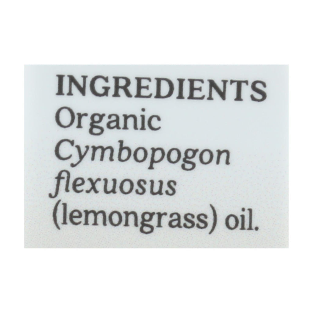 Aura Cacia Organic Lemongrass Essential Oil - .25 Oz. - Cozy Farm 