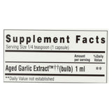 Kyolic Aged Garlic Extract Cardiovascular Support Liquid (4 Fl Oz) - Cozy Farm 