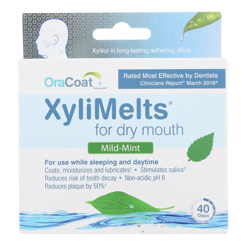 Oracoat Xylimelts Dry Mouth Lozenges for All-Day Relief (Pack of 40) - Cozy Farm 