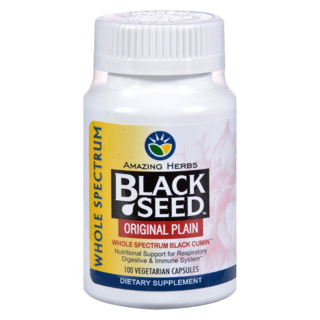 Amazing Herbs Black Seed (100 Capsules) - Cozy Farm 