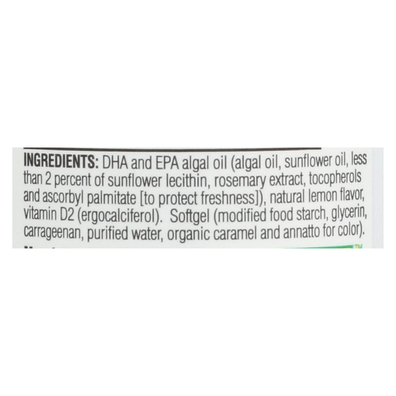 Spectrum Essentials Vegan Ultra Omega-3 EPA and DHA Capsules, 60 Softgels - Cozy Farm 