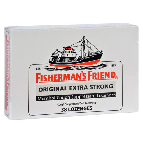 Fisherman's Friend Extra Strong Original Lozenges, 38 Lozenges per Pack (Pack of 1) - Cozy Farm 