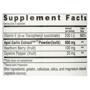 Kyolic Aged Garlic Extract: Heart-Boosting 100 Capsules - Cozy Farm 