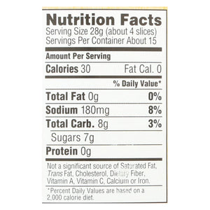 Woodstock Organic Bread and Butter Pickles (24 Oz., 6-Pack) - Cozy Farm 