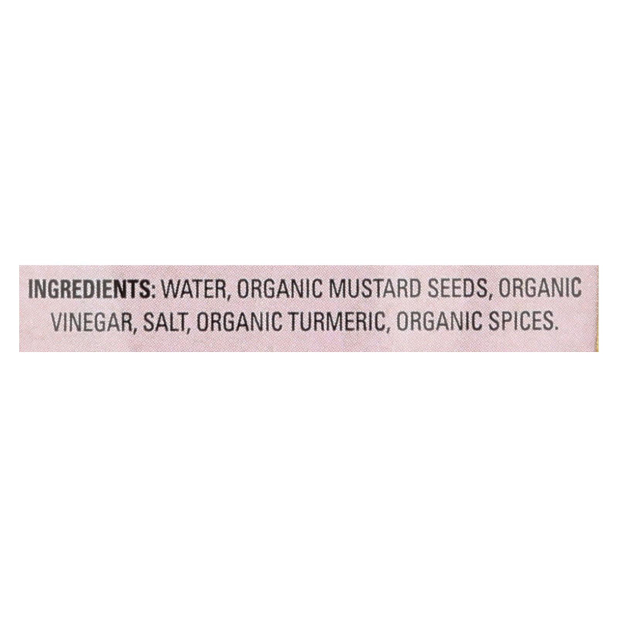 Organic Ville Stone Ground Organic Mustard (12 Pack - 12 Oz.) - Cozy Farm 