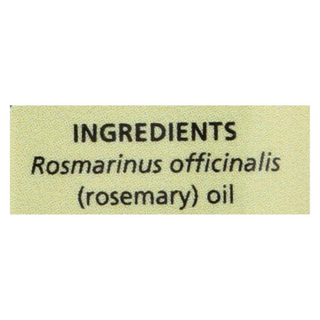 Aura Cacia Rosemary Essential Oil, 0.5 Fl Oz - Cozy Farm 