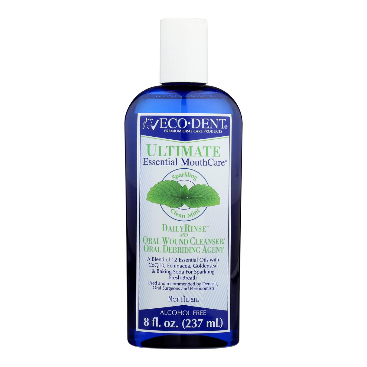 Eco-Dent Enriched with Oxygen Daily Rinse Mouthwash - 8 Oz. - Cozy Farm 