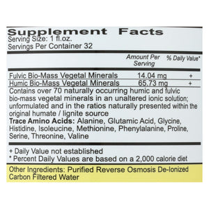 Vital Earth Minerals-  Fulvic-Humic Mineral Blend  (32 Fl Oz.) - Cozy Farm 