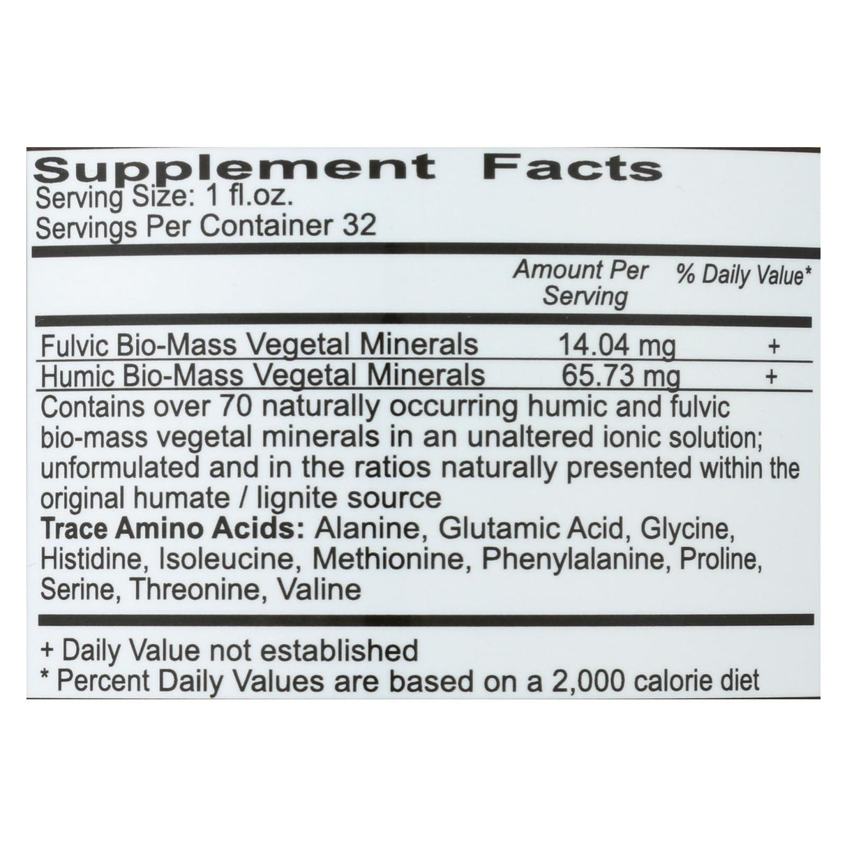 Vital Earth Minerals-  Fulvic-Humic Mineral Blend  (32 Fl Oz.) - Cozy Farm 