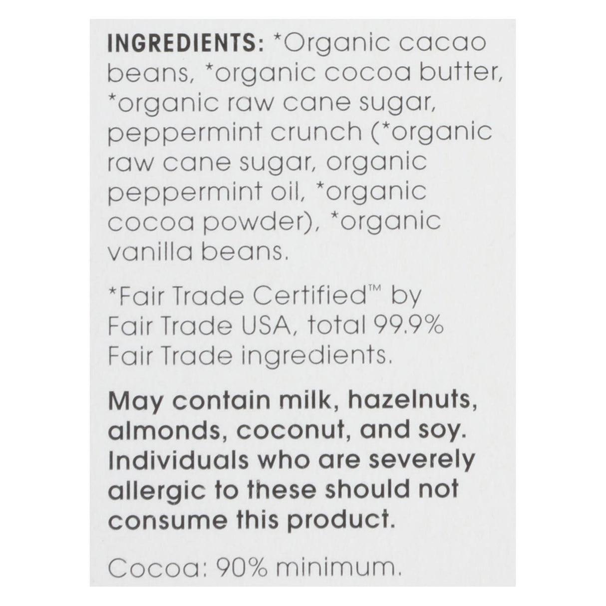 Alter Eco Americas Organic Dark Chocolate Mints | 2.65 Oz Bag | Case of 12 - Cozy Farm 