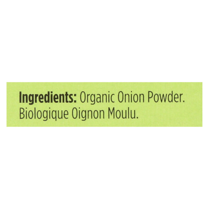 Spicely Organics Premium Organic Onion Powder | Pack of 6 | 0.4 Oz. Each - Cozy Farm 