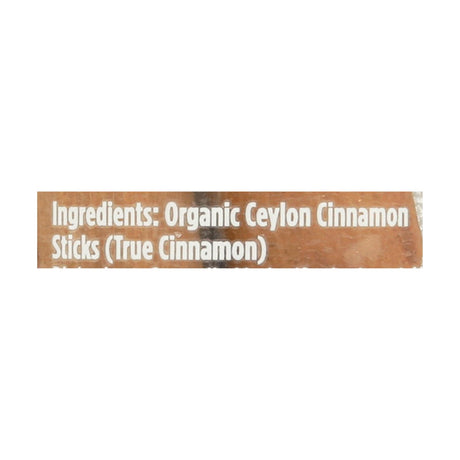 Spicely Organics Ceylon Cinnamon Sticks, USDA Organic, 6-Count Pack - Cozy Farm 