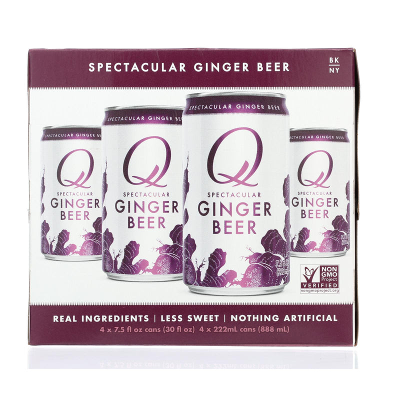 Q Drinks Ginger Beer 6-Pack - 4/7.5fl Oz Cans - Cozy Farm 