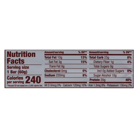 Think Products Thin Bar Chunky Peanut Butter (Pack of 10 - 2.1 Oz.) - Cozy Farm 