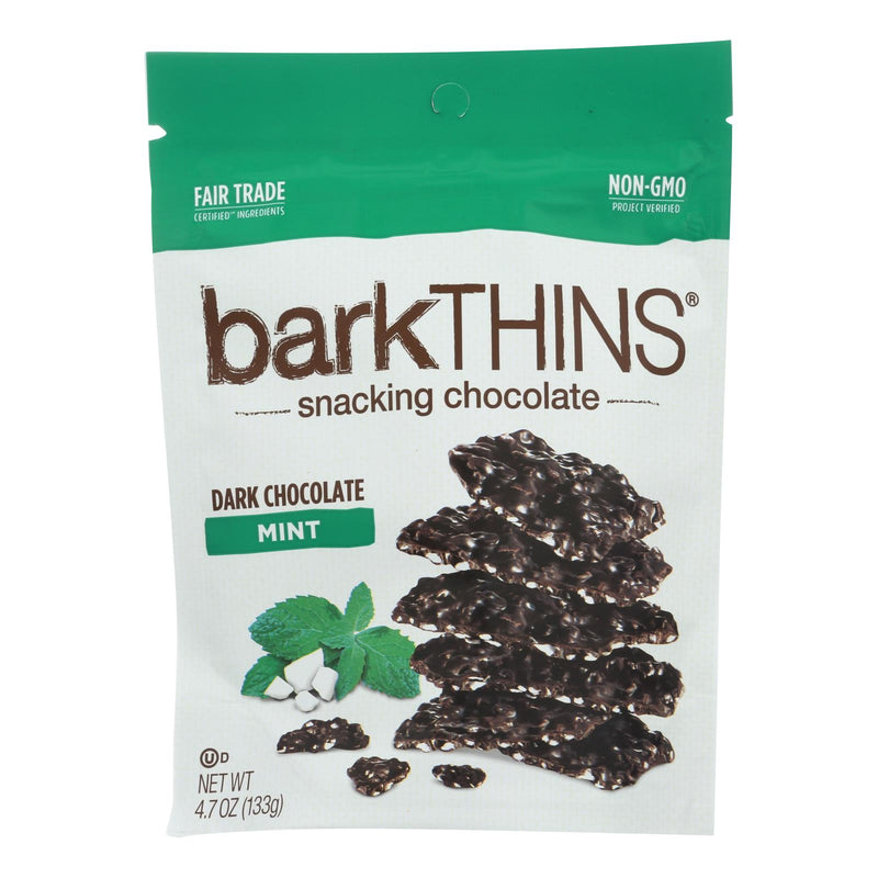 Dark Chocolate Mint Bark Thins (Pack of 12 - 4.7 Oz.) - Cozy Farm 