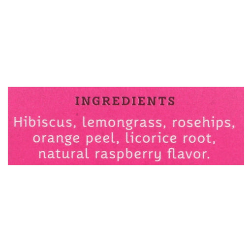 Stash Tea Hibiscus Herbal Tea - Wild Raspberry (6x20 Bags) - Cozy Farm 