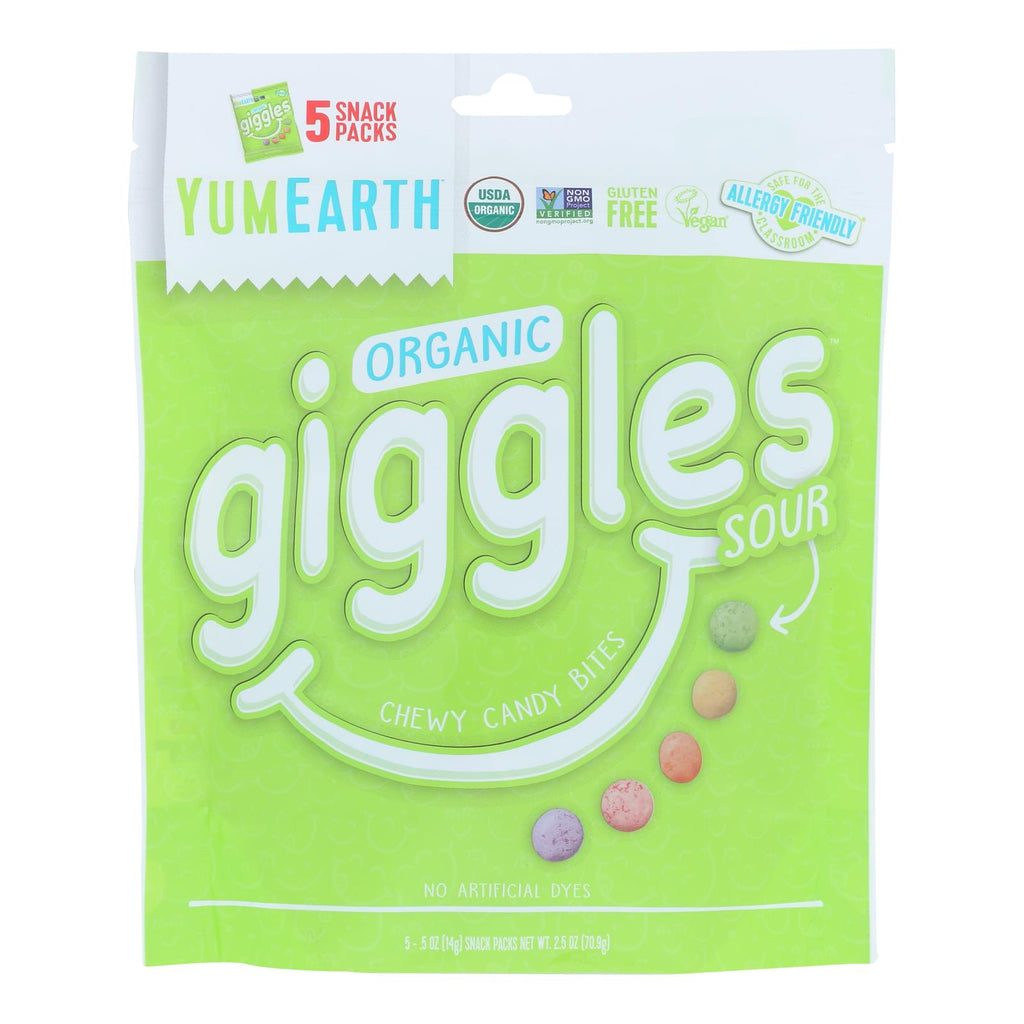 YumEarth Giggles Sour Candy (Pack of 12 - 5.5 oz) - Cozy Farm 