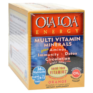 Ola Loa Energy Multi-Vitamin (Pack of 30) - Orange - Cozy Farm 