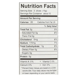 Divina Organic Pitted Green Olives (Pack of 6 - 6 Oz.) - Cozy Farm 