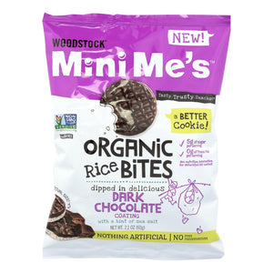 Woodstock Organic Dark Chocolate Sea Salt Rice Bites (8-Pack, 2.1 Oz. Each) - Cozy Farm 
