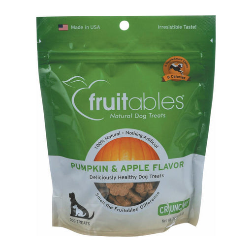 Fruitables Healthy Dog Treats (Pack of 8) - Pumpkin & Apple Flavor, 7 Oz. - Cozy Farm 