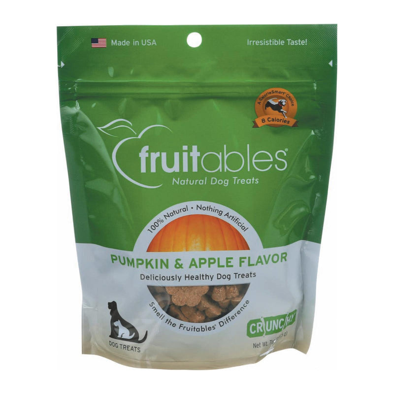 Fruitables Pumpkin & Apple Flavor Dog Treats (Pack of 8) - Cozy Farm 