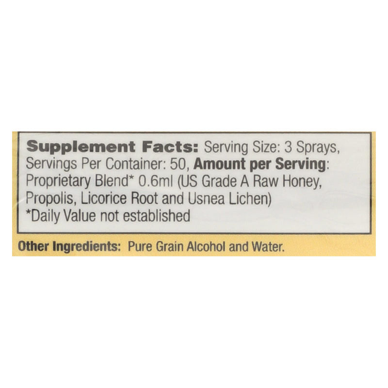 Honey Gardens Apiaries Propolis Spray for Natural Immune Support (1 Oz.) - Cozy Farm 