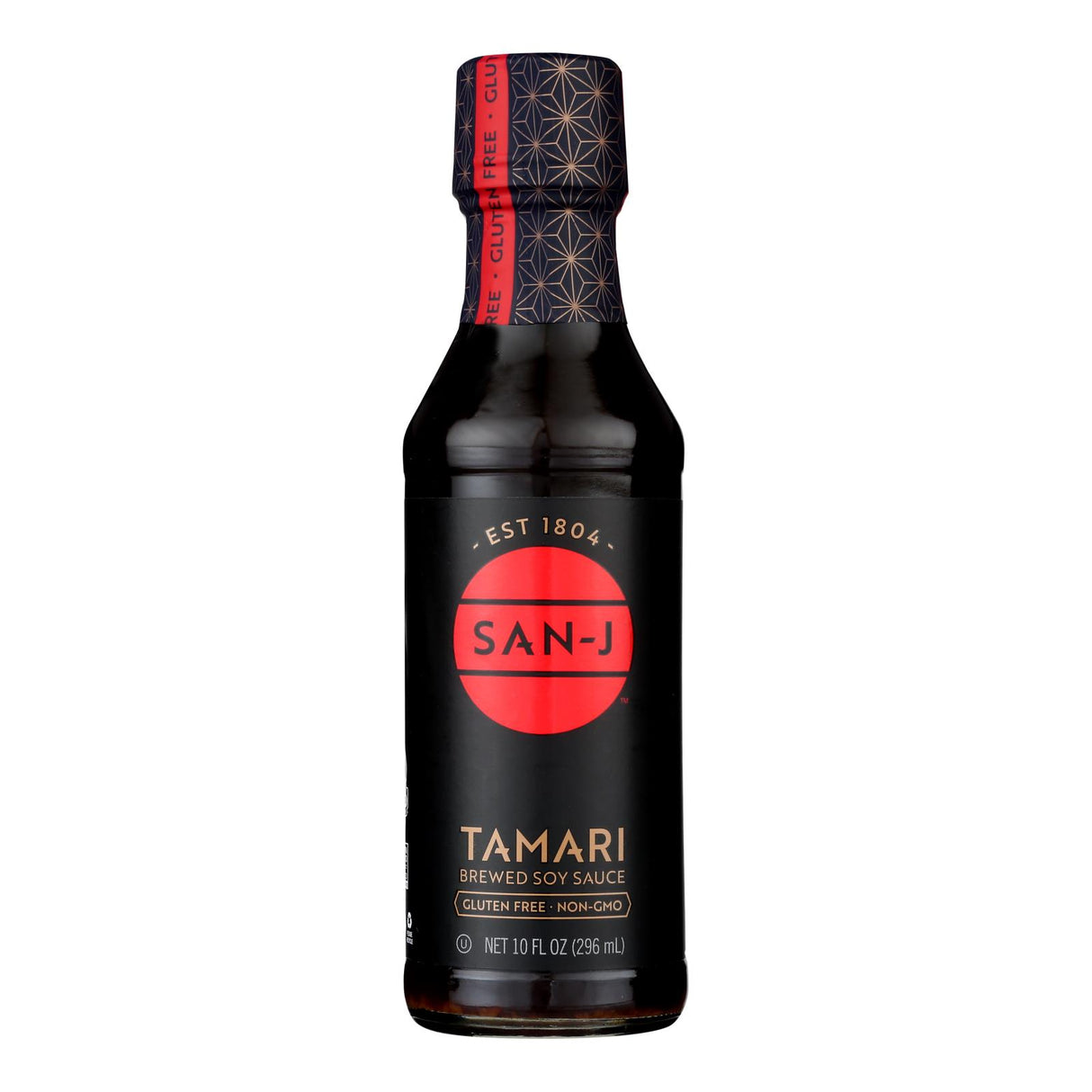 San-J Premium Tamari Gluten-Free Soy Sauce, Pack of 6 - 10 Fl Oz Bottles - Cozy Farm 
