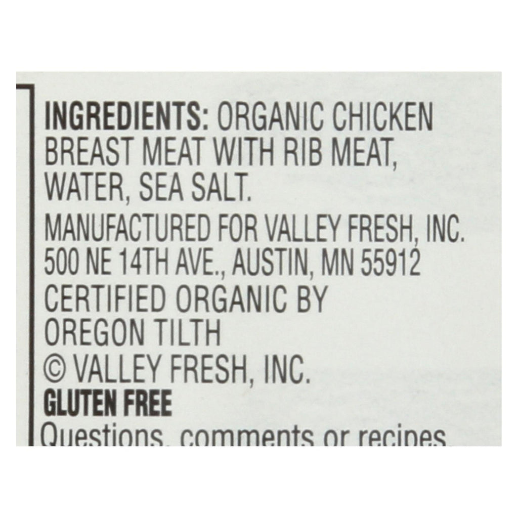 Organic Valley Fresh Chicken In Water (Pack of 12 - 5 Oz.) - Cozy Farm 