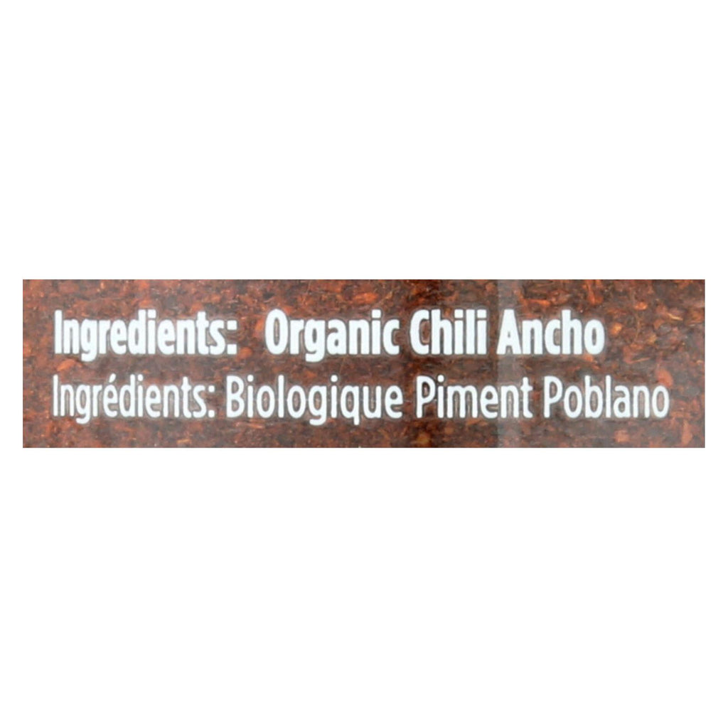 Spicely Organics Organic Org Chili Ancho Ground (Pack of 3 - 1.7 Oz.) - Cozy Farm 