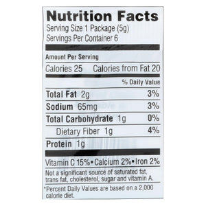 Gimme Organic Roasted Seaweed Snack, Sea Salt - Pack of 8 - 6/.17 Oz. - Cozy Farm 