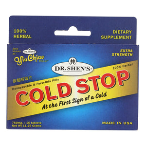 Dr. Shen's Coldstop Tablets (Pack of 15 Tabs) - Cozy Farm 